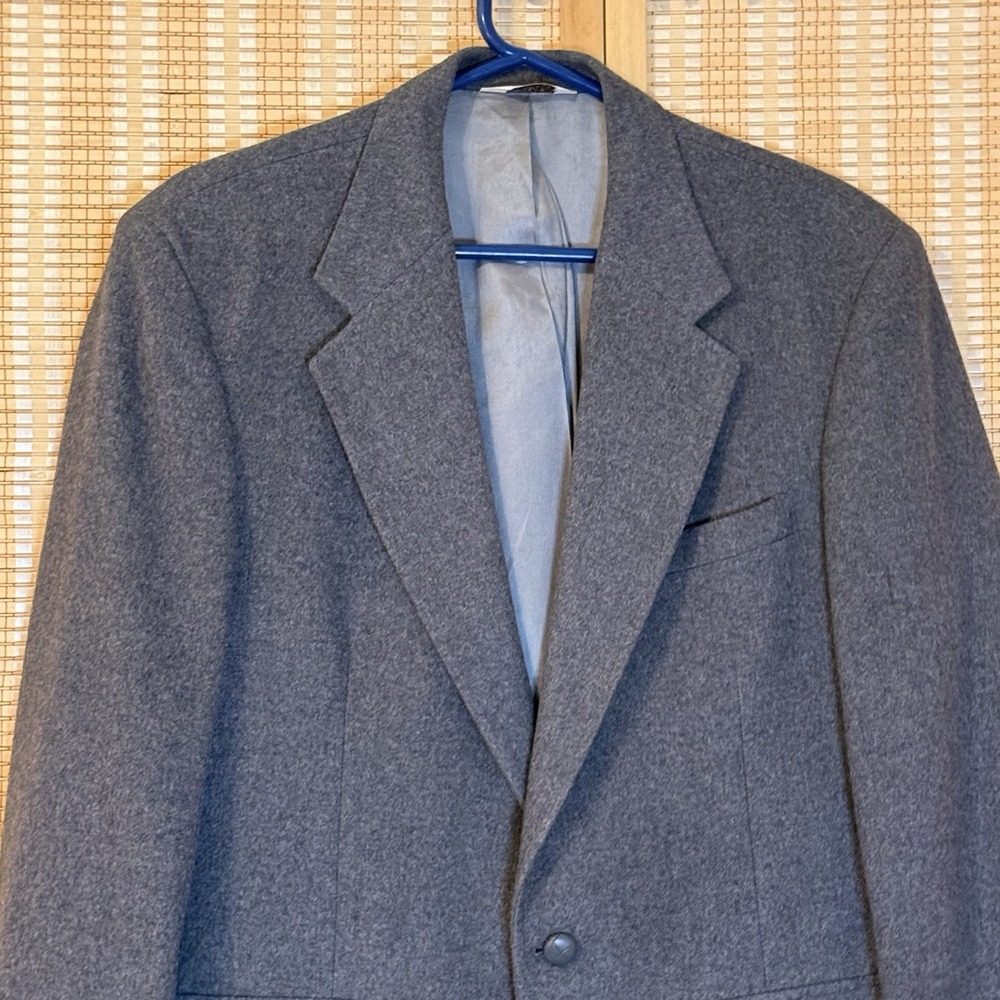 Christopher Hayes Mens 42X30 Blazer Jacket 100% Camel Hair Office Business Vtg - Picture 2 of 9